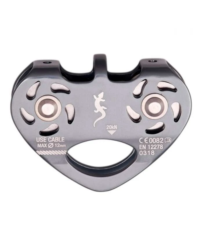 Polea doble eje para tirolinas de cable FIXE - Imagen 2