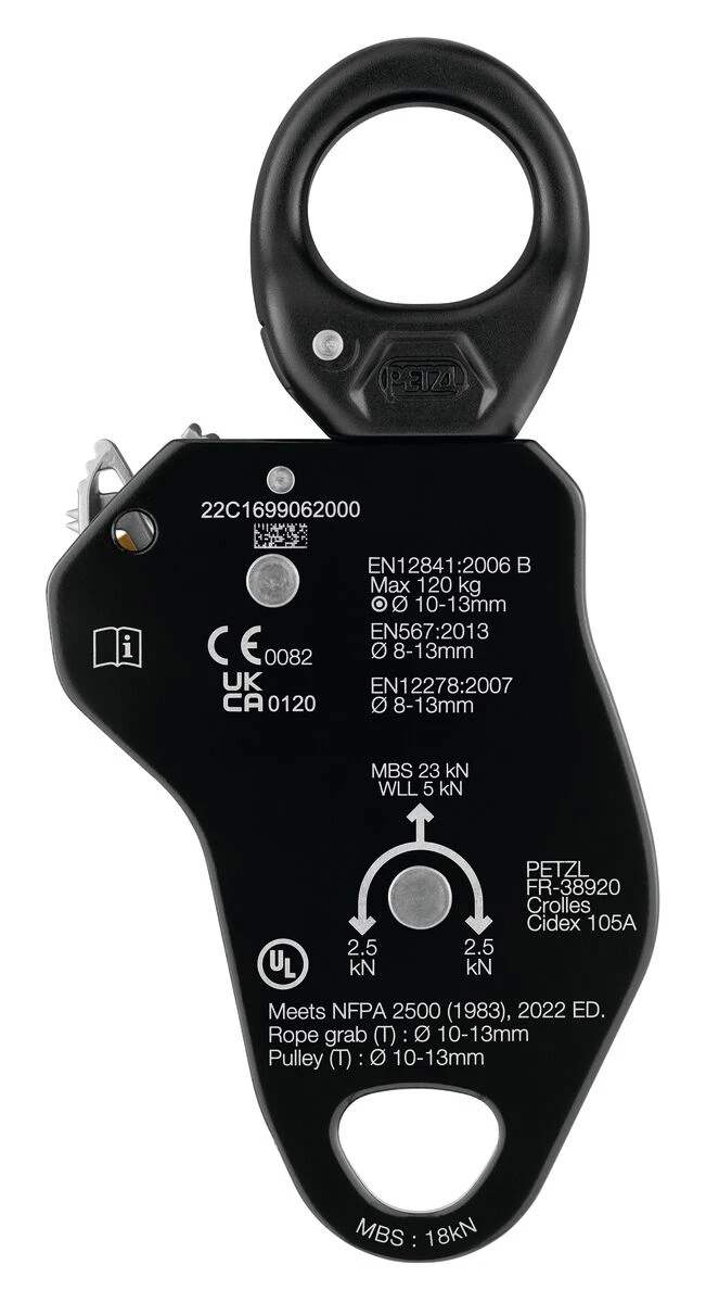 Polea bloqueadora Pro Traxion PETZL - Imagen 6