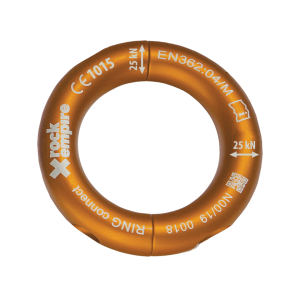 Aro aluminio desmontable RING CONNECT 25kN Naranjo – Rock Empire