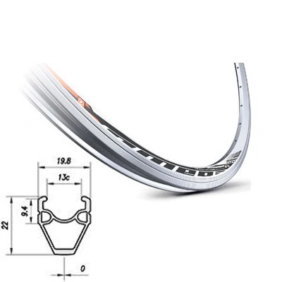Rueda Delantera Carretera con buje a dinamo Mach1 DH-3N30 Omega Aluminio - para neumático - Imagen 3