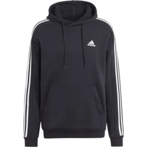 SUDADERA CON CAPUCHA ADIDAS ESSENTIALS FLEECE 3 BANDAS