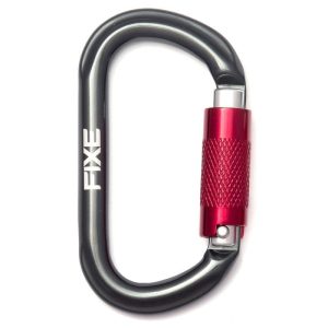 Mosquetón Aluminio Oval 2 Tiempos 22kN – Fixe