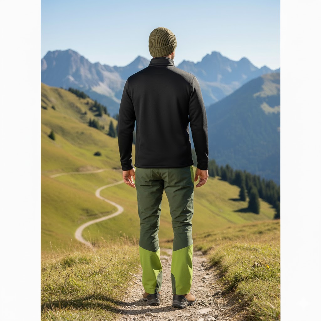 SUDADERA HOMBRE IZAS SAUD NEGRA - Imagen 4