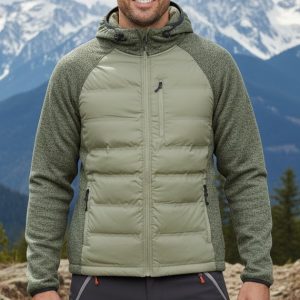 CHAQUETA HIBRIDA JOLUVI NUBLO ARENA