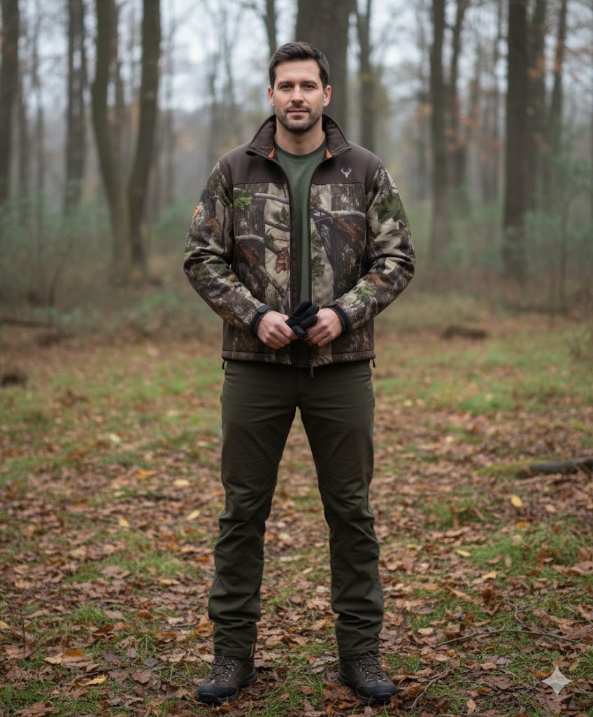 CHAQUETA SOFTSHELL HUNTERTEAM CAMO REALTREE - Imagen 3