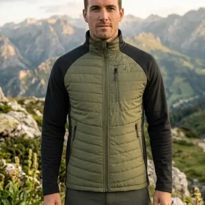 CHAQUETA JOLUVI STARK VERDE/NEGRA