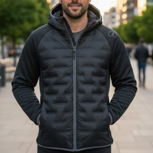 CHAQUETA HIBRIDA JOLUVI RIK NEGRA