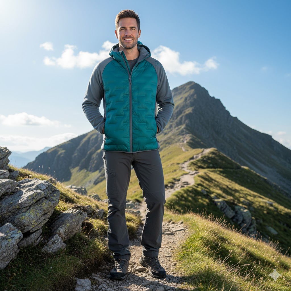 CHAQUETA HIBRIDA JOLUVI RIK ESMERALDA - Imagen 3