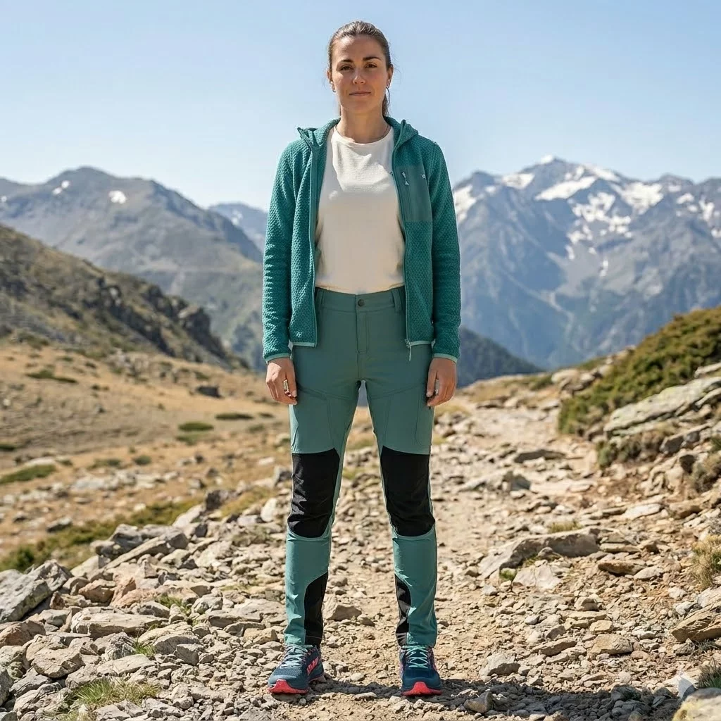 PANTALON JOLUVI OUT ROCKBAY W VERDE PALIDO - Imagen 5