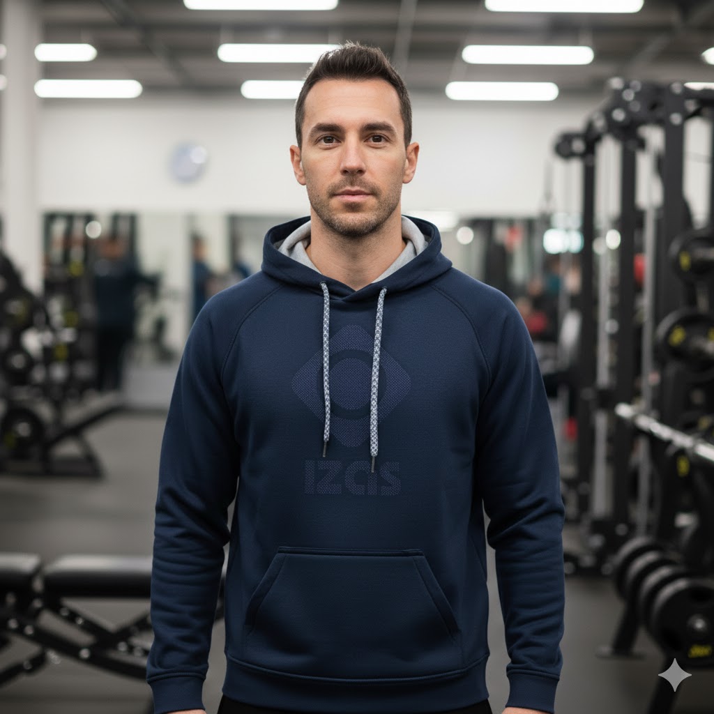 SUDADERA HOMBRE IZAS DUERO V3 AZUL - Imagen 3