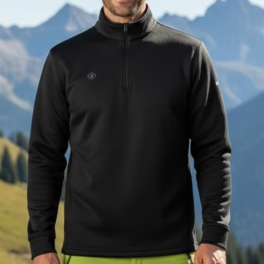 SUDADERA HOMBRE IZAS SAUD NEGRA - Imagen 2