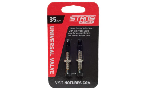Válvulas Tubeless Presta MTB Universal Stan's Notubes 35 mm - 2 Unidades - Imagen 2