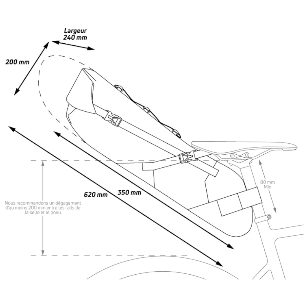 Bolsa de sillín Zéfal Z Adventure R17 - Imagen 4
